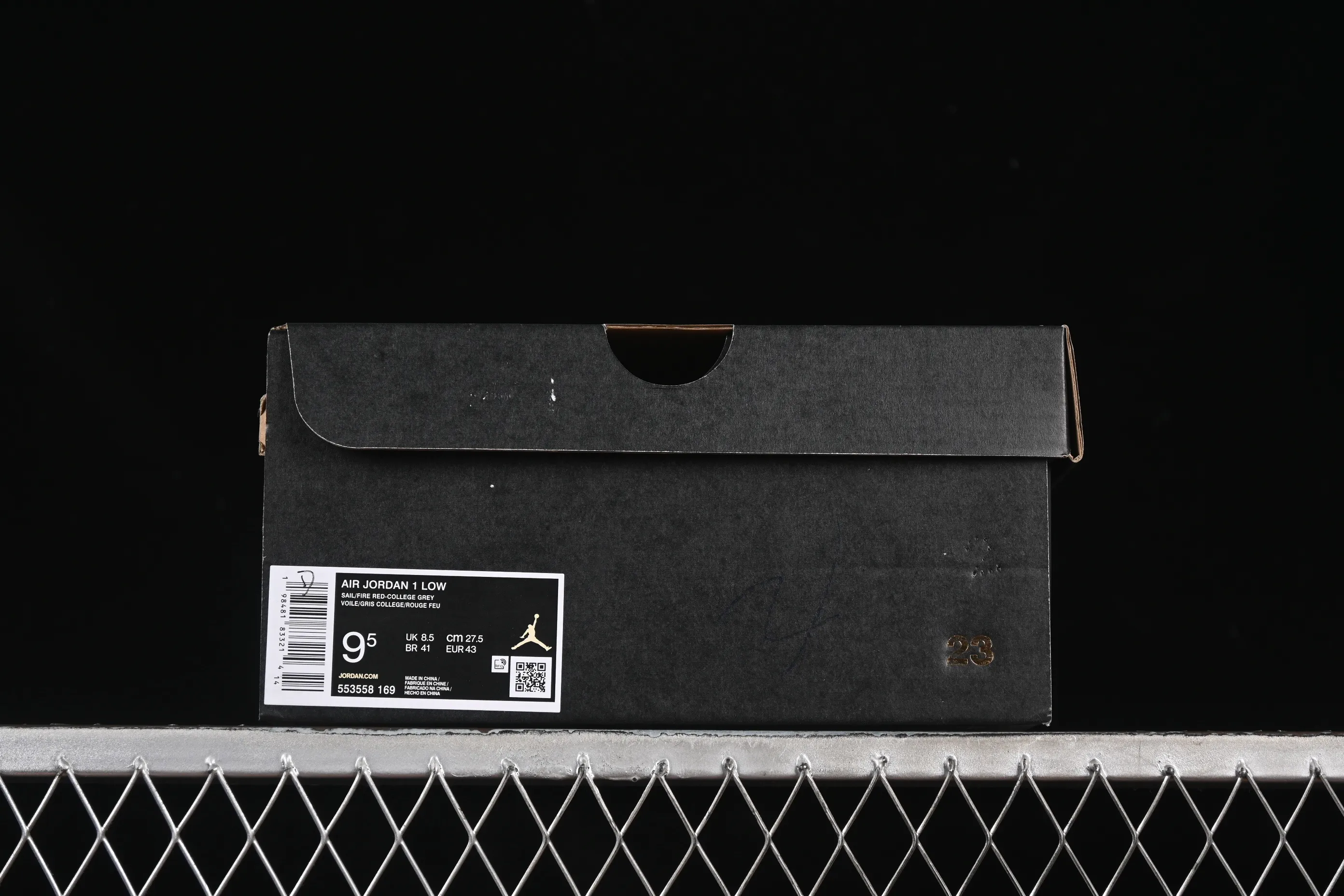 All categories Air Jordan Jordan series basketball shoes Air Jordan 1 Low Air Jordan 1 Low AJ1 Joe 1 meter gray low-top retro cultural basketball shoes 553558-169